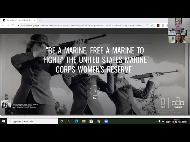 "Be a Marine, Free a Marine to Fight" Virtual Exhibit Tour