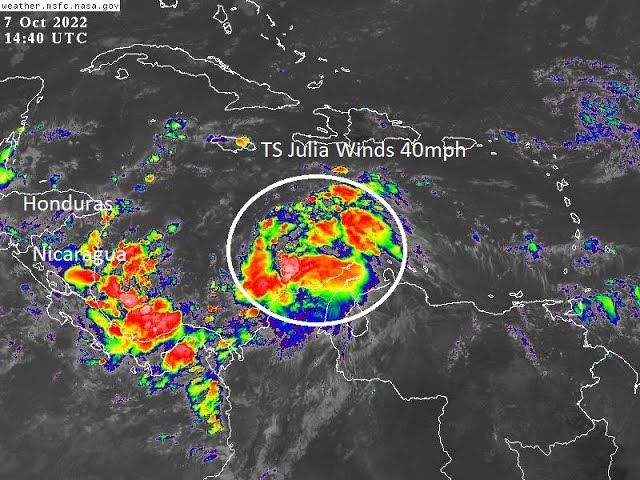 Tropical Storm Julia Live Stream