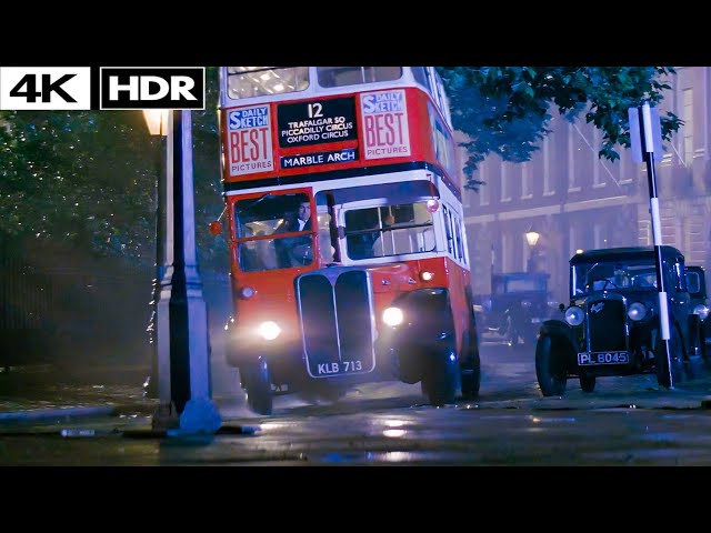 The Mummy Returns (2001) - Double-Decker Bus Chase Scene 4k HDR