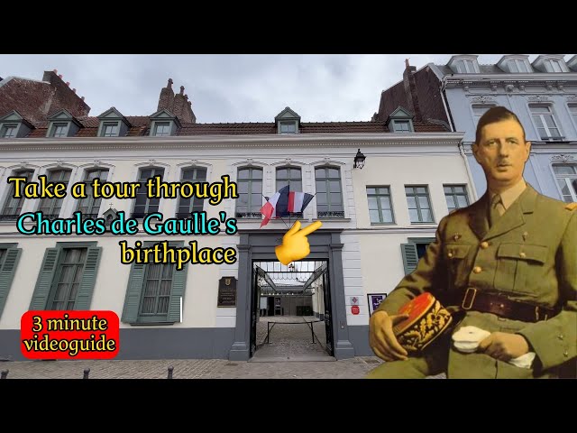 Let's visit the birthplace of French general Charles de Gaulle! (Lille, France)