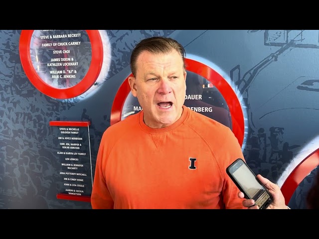 Alabama pregame: Illini head coach Brad Underwood