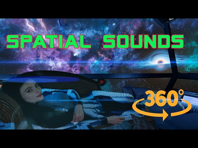 Through Space ✵Black Hole VR ✵ASMR Sci-Fi 360° ✵ Spatial Sounds |#77