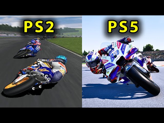 MotoGP Games Evolution on PlayStation Consoles (PS1-PS5) 2000-2024