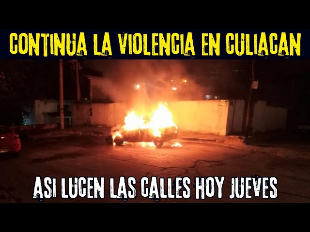 #ENVIVO 🔴 CONTINUA LA V10LENCI4 EN CULIACAN😰 ASI LAS CALLES HOY JUEVEZ😨 #culiacan