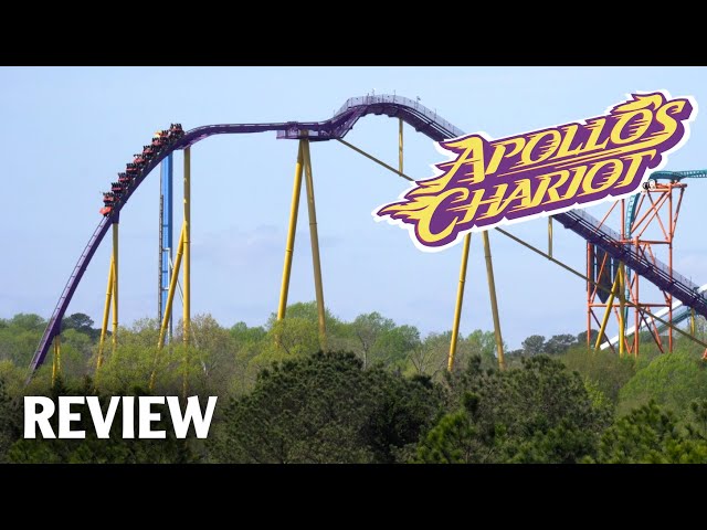 Apollo's Chariot Review Busch Gardens Williamsburg World's First B&M Hyper Coaster