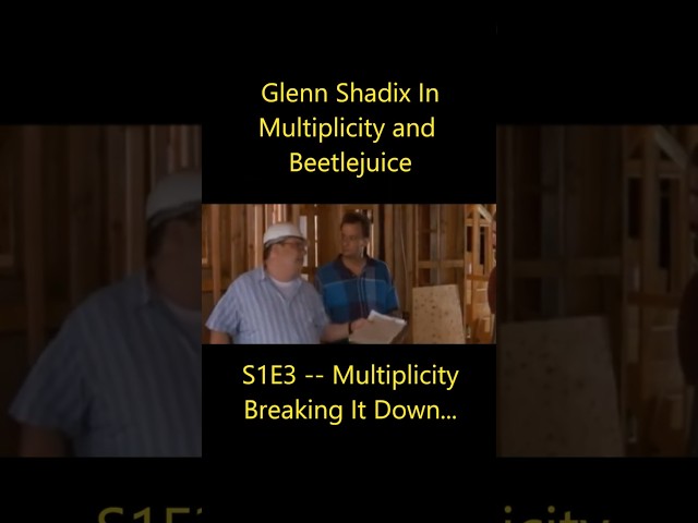 Glenn Shadix In Multiplicity and Beetlejuice #multiplicity #michaelkeaton