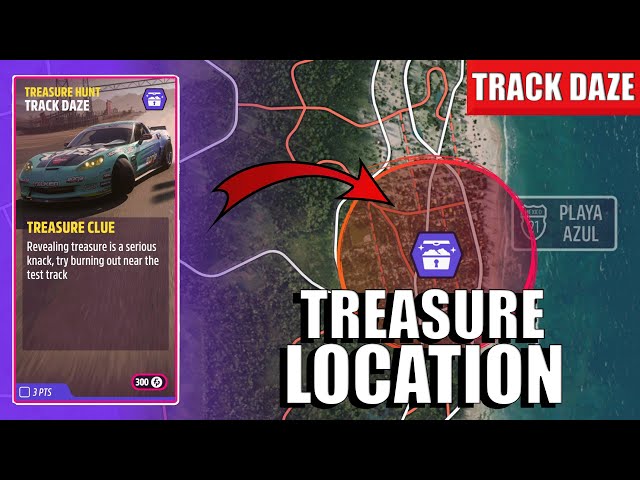 Forza Horizon 5 TREASURE HUNT TRACK DAZE - Chest Location (Winter Season)