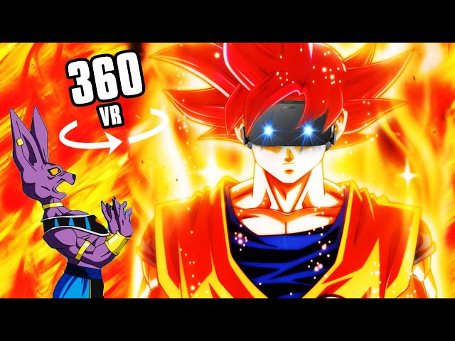 SUPER SAIYAN GOD - VR 360° FIRST PERSON | Goku vs Beerus