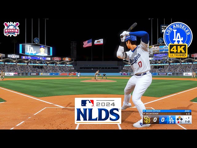 MLB The Show 24 Los Angeles Dodgers vs S. D. Padres | NLDS | Shohei Ohtani - Gameplays PS5 HD 60fps