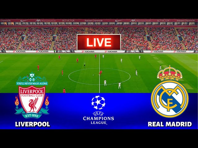 🔴LIVE | LIVERPOOL vs REAL MADRID - UEFA Champions League | PES 21 Simulation