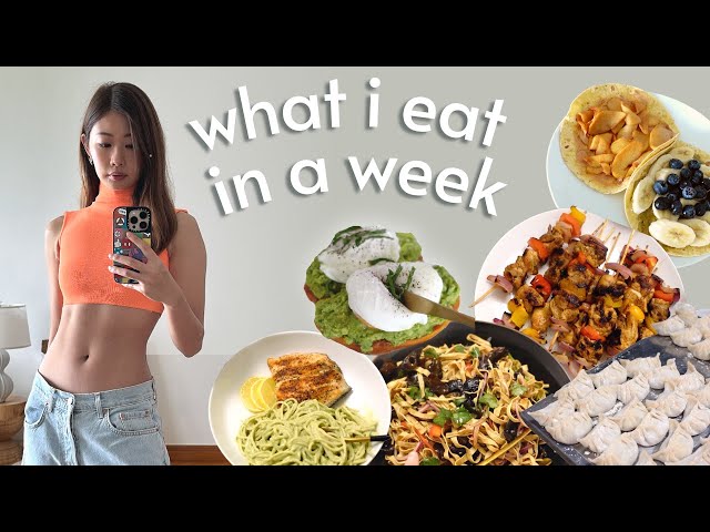 What I Eat in a Week as a Fitness YouTuber (asian meals, home recipes) ~ Emi