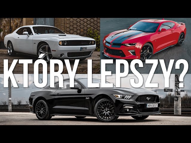 CHALLENGER CAMARO MUSTANG - który lepszy? | PORÓWNANIE V8 | test pl film vlog recenzja