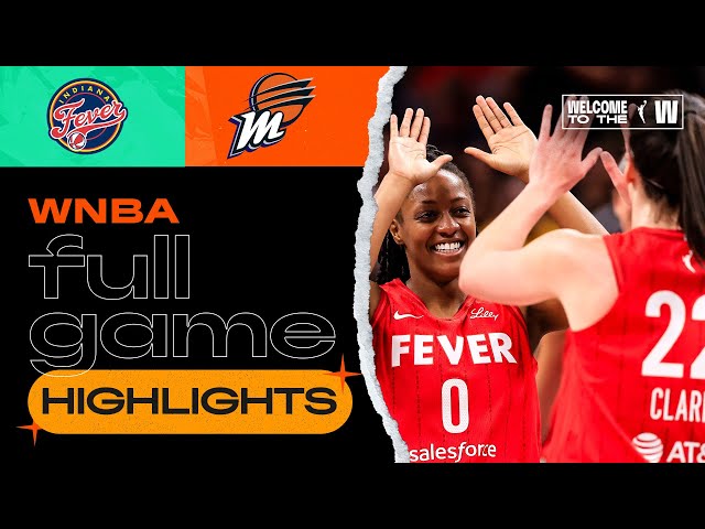 Phoenix Mercury vs. Indiana Fever | FULL GAME HIGHLIGHTS | August 16, 2024