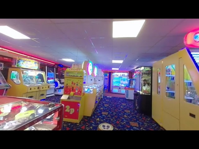 VR180° Empty arcade on the east coast