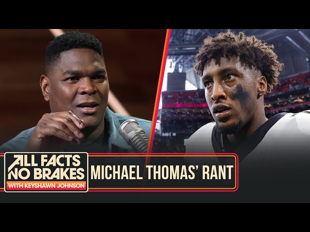 Keyshawn's reaction to nephew Michael Thomas’ explosive social media rant on Derek Carr