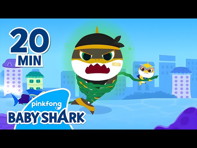 [🦸‍♂️BEST] Catch the Zombie Thief Baby Shark | +Compilation | Story for Kids | Baby Shark Official