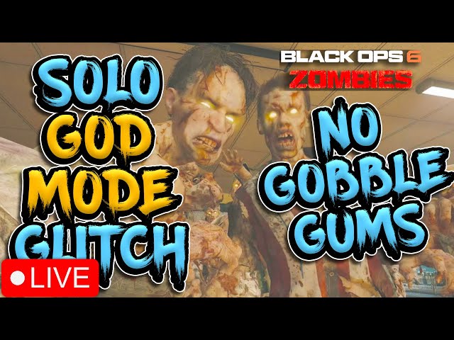 GOD MODE GLITCH NO GOBBLE GUMS LIVE TURORIAL Black Ops 6 Zombies