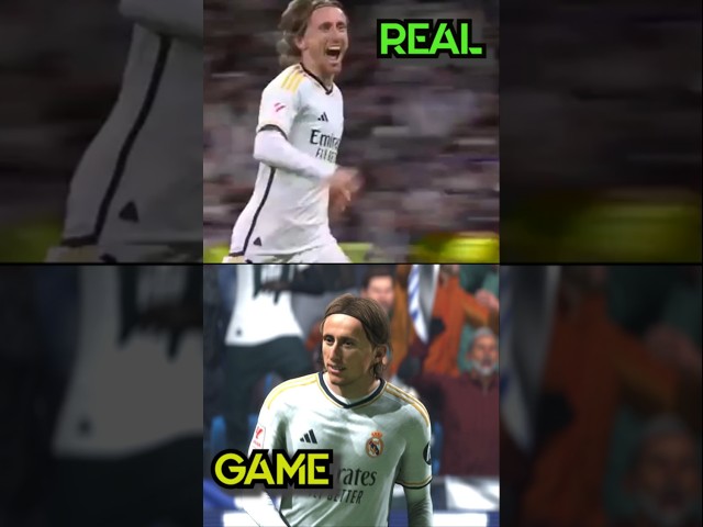 LUKA MODRIĆ'S REAL GOAL VS FIFA RECREATION! ⚽🔥 SPOT THE DIFFERENCES!