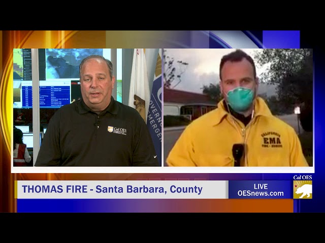 LIVE Report from Evacuated Santa Barbara County Due to Thomas Fire