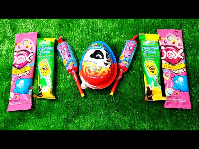 ASMR Popular gummy Candys/lots of colorful rainbow lollipop candy chocolate eat.satisfying video#166