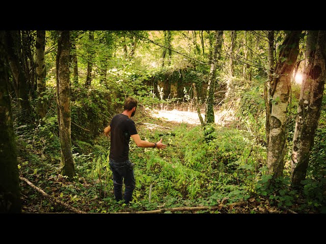 I found a 100 year old swimming pool in the forest!