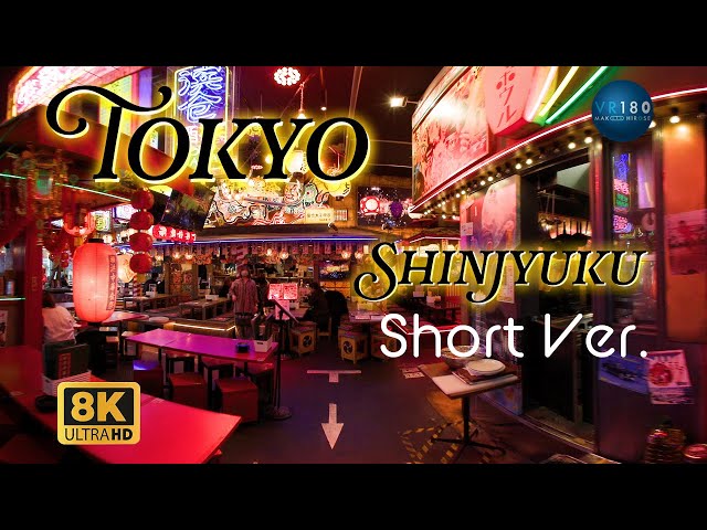 [Short Version] 歌舞伎町-トーヨコ - Shinjyuku Kabukicho -  VR散歩  Trip Tokyo JAPAN 8K60P 3D VR180