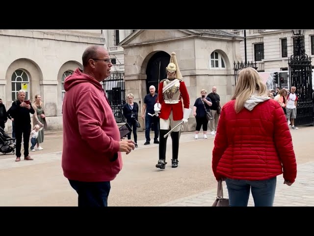 6ft 6” King’s Life Guard dominates the household cavalry