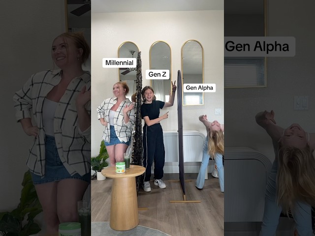 “DADDY!” 🤣💀 Millennial vs Gen Z vs Gen Alpha 👀 TESTING our generational differences… #teenmom