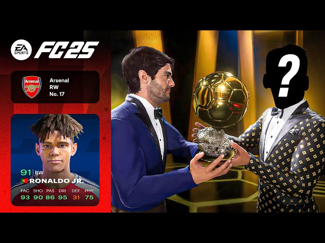 Ronaldo Junior Winning The Ballon D´Or Now? - FC 25 My Player