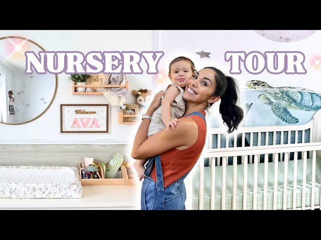 DIY Ocean Themed Nursery | Full Nursery Tour!