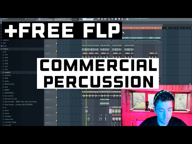 2022 How To Make Percussion Commercial Music | + Free FLP