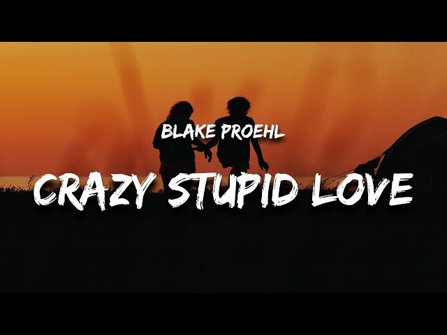 Blake Proehl - Crazy Stupid Love (Lyrics)