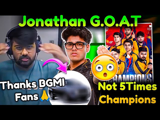 Not 5 Times Champions😳 Neutrino Thanks To GodL BGMI Fans💛 Jonathan GOAT🐐