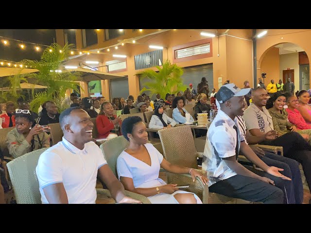 Comedian YY and Wife  Noela Moments Inside Erick Omondi’s One Man Show