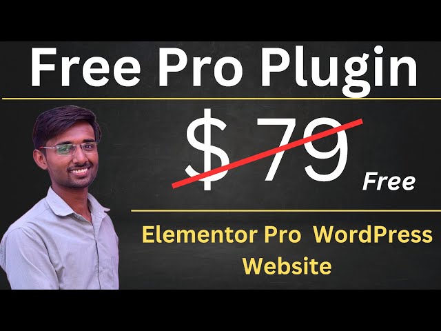 Elementor Pro free download Plugin In WordPress Website #cwawordpress