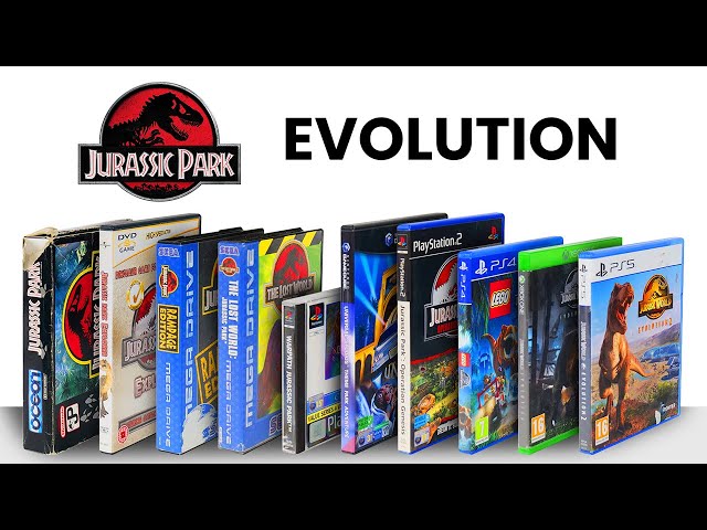 Evolution of Jurassic Park Games | 1993-2024 (Unboxing + Gameplay)