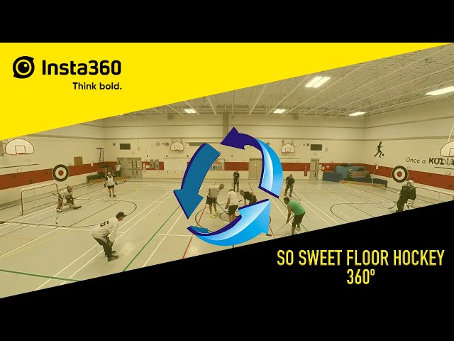 360º Floor Hockey Using the Insta360 X3