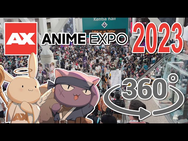 全美最大動畫展覽會AX 2023《360度全景攝影》 | Anime Expo 2023 《360 Degree Video》