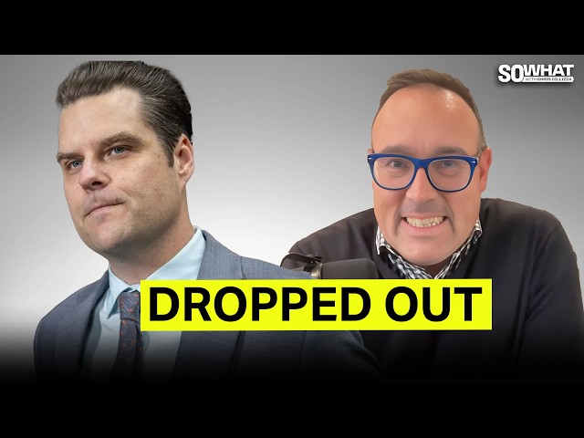 The *REAL* Reason Matt Gaetz dropped out