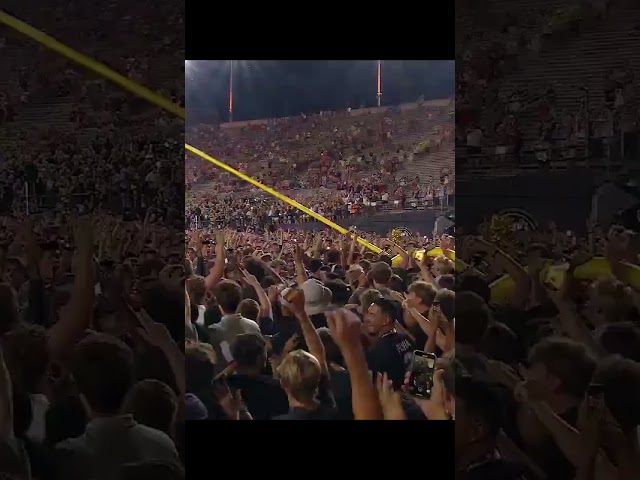 Vanderbilt fans tear down the goalposts after beating Alabama in 2024