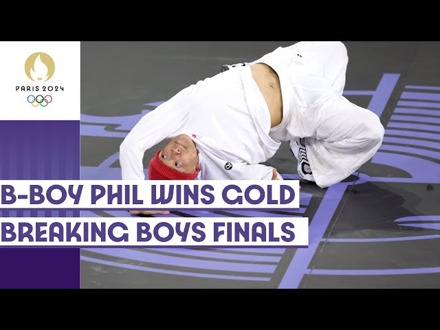 Phil Wizard becomes the first B-Boy to win an Olympic gold medal | Paris 2024 highlights