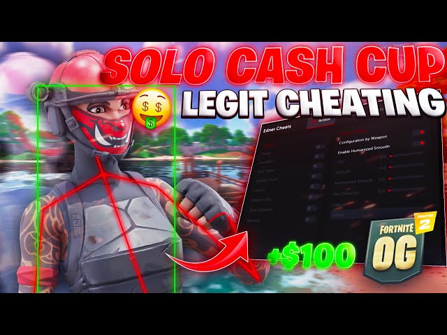 CHEATING With The BEST Fortnite CHEAT in Solo Cash cup … 🏆 ($100)