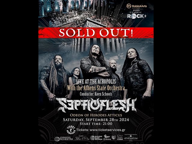 Septicflesh - Portrait of a Headless Man Live (Odeio Herodou Attikou, Athens, Greece 28/09/2024)