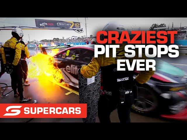 Craziest pit stop moments EVER | Supercars 2021