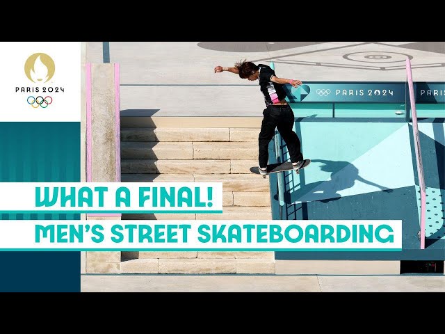 WHAT. A. FINAL. 🛹 | Men's Street Skateboarding Final | #Paris2024 Highlights