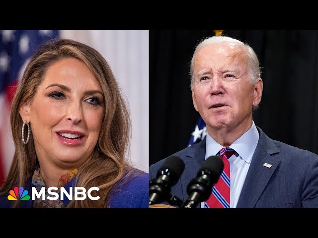 RNC chair accuses Biden WH of suppressing news coverage before Biden was president