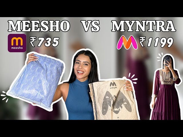 Messho vs Myntra | Same products but different price | Which one is better? | Dharti Singh