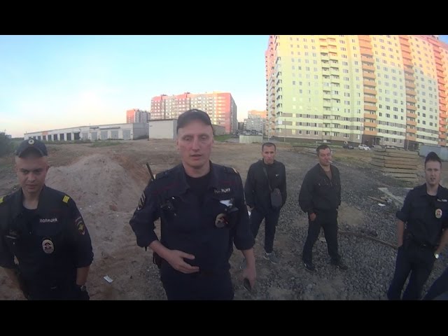 Побег от полиции / Epic escape from the police / Police vs Roofers / Побег от охраны