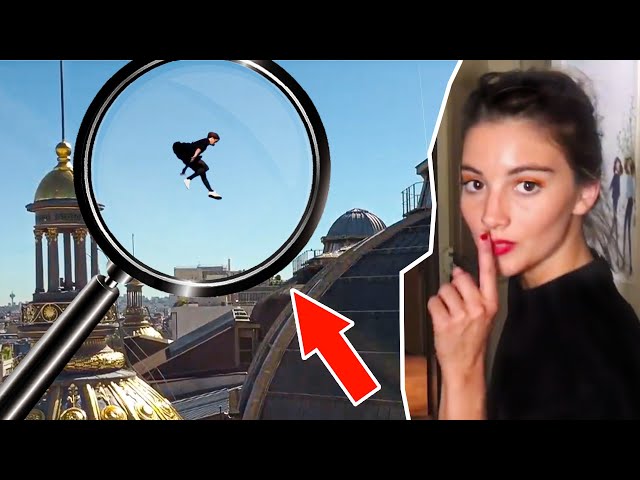 Exposing FAKE Parkour Girl on Rooftops of Paris