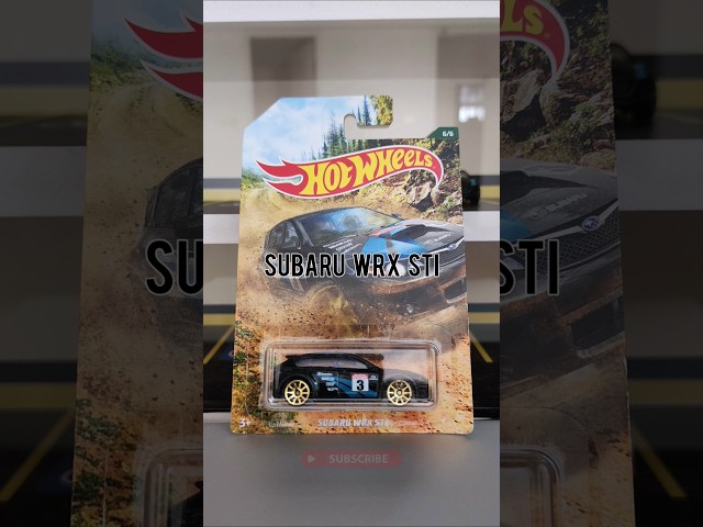 Hot Wheels SUBARU WRX STI Backroad Rally Series (6/6) Colour:Gloss Black #hotwheels #toycars #subaru